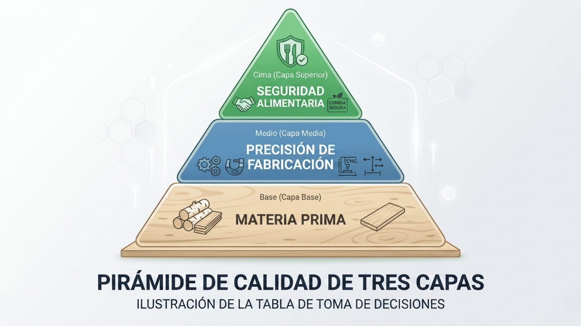 Control de calidad de los cubiertos de madera desechables