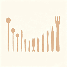 Wooden Chip Forks