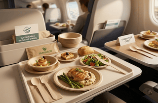 航空、高铁餐饮、木餐具的使用场景