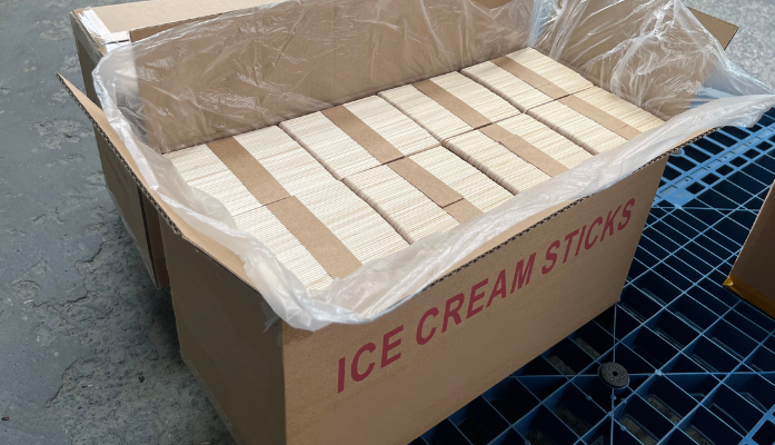 Palitos de helado 140 mm producto real