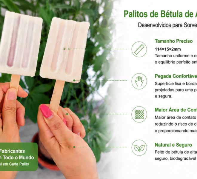 Da Origem ao Paladar: Primeiro Lote de Palitos de Sorvete Chega da Fábrica Parceira
