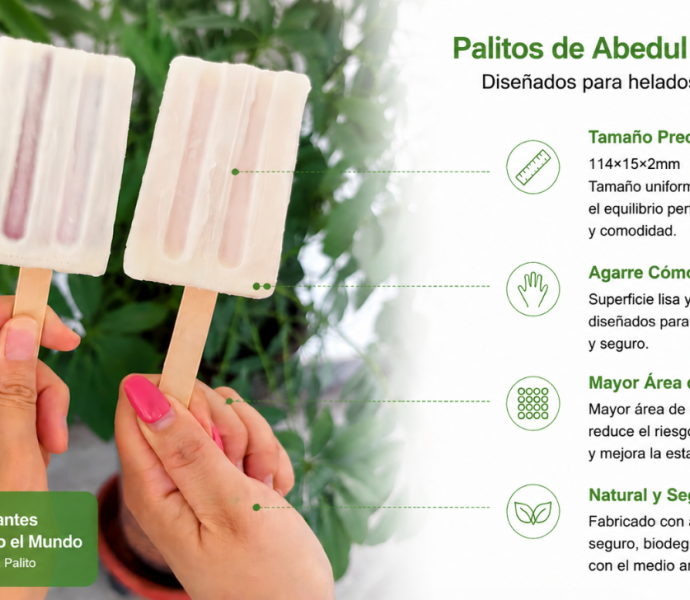 Del Origen al Paladar: Primer Lote de Palitos de Helado Llega desde Nuestra Fábrica Asociada