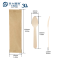 110mm Individually Wrapped Disposable Wooden Spoons Wholesale | Hygienic Birch Wood Cutlery | YADA