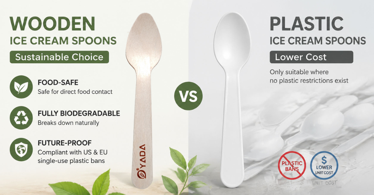 Wooden vs plastic ice cream spoons: which is better for bulk orders?