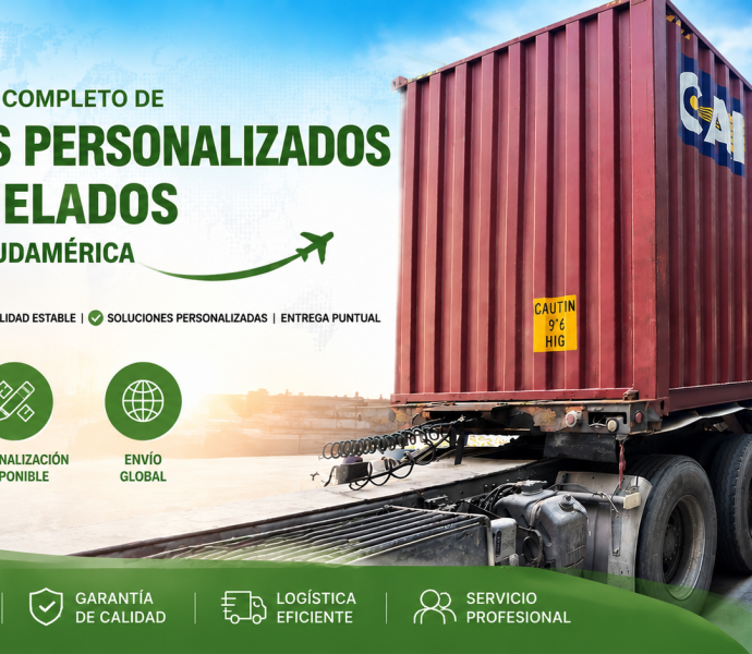¡Confianza a través de hemisferios! YADA Industrial envía palitas de helado personalizadas a Sudamérica