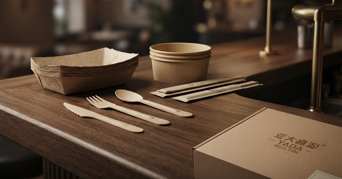 Eco-friendly bamboo and wooden cutlery
