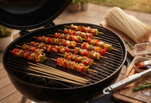 Bamboo skewers and sticks for BBQ and events