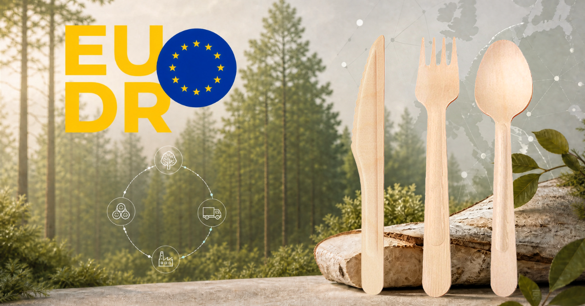 EUDR supplier verification for wooden cutlery sourced for the EU market