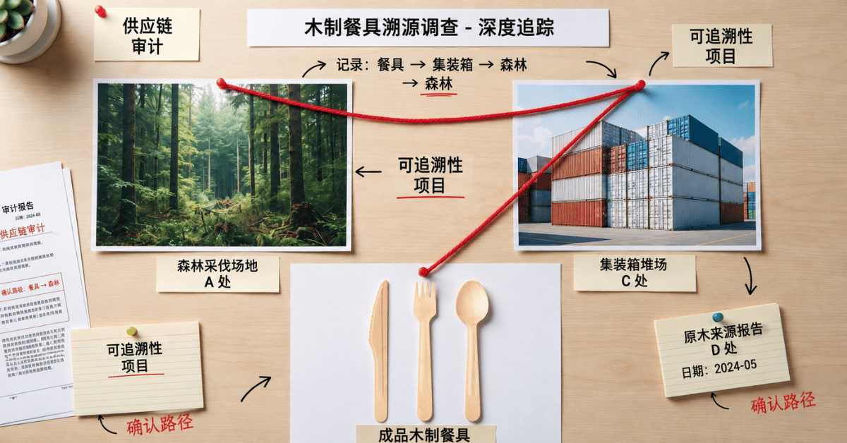 木制餐具溯源调查