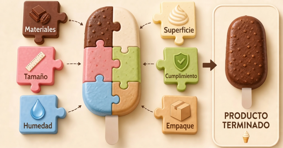 Proceso de producción de palitos de helado de madera: del corte de la materia prima y el secado al conformado, pulido e inspección de calidad