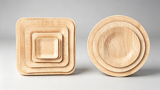 Disposable Wooden Food Plate & Tray Wholesale