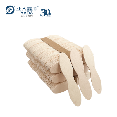 75 mm Mini Birch Wood Ice Cream Spoon