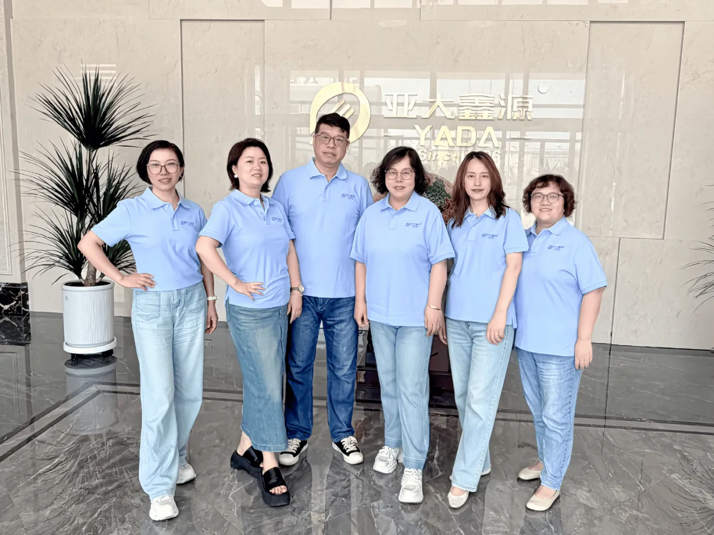 The YADA operations team handling export orders and production planning