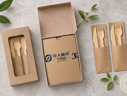 Custom printed kraft packaging box produced for a private label order