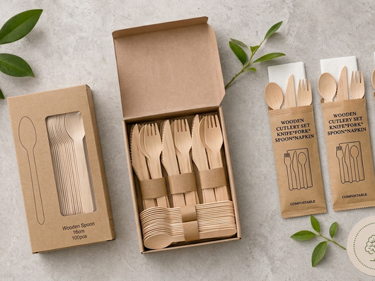Custom printed kraft packaging box produced for a private label order