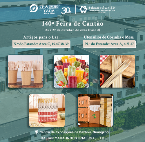 Convidamos você para a Fase II da 140ª Feira de Cantão: YADA Industrail o recebe em seu estande para explorar talheres ecoamigáveis