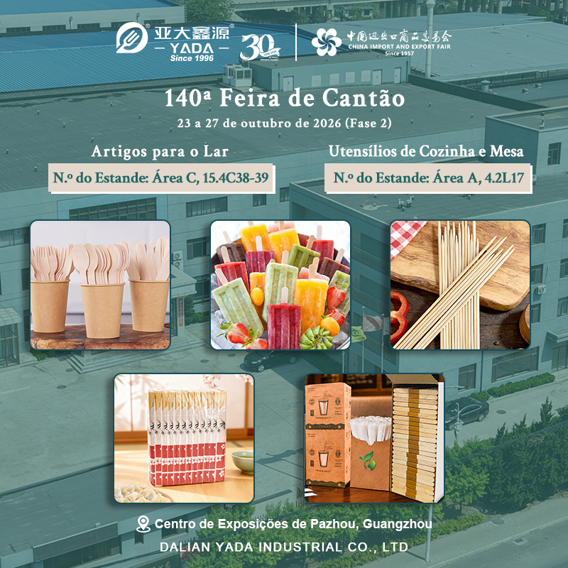 Convidamos você para a Fase II da 140ª Feira de Cantão: YADA Industrail o recebe em seu estande para explorar talheres ecoamigáveis