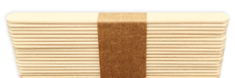 Bevelled edge ice cream stick profile