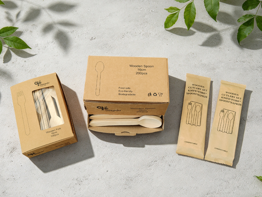 Custom printed kraft packaging box produced for a private label order