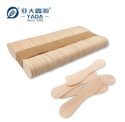 Wooden Taster Spoons Wholesale Wooden Bow Tie Ice Cream Spoons 75mm