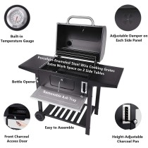 Custom Gourmet Charcoal Grill Outdoor BBQ Smoker | OEM & ODM Solutions for Wholesalers, Distributors & Brand Partners | Perfect for Camping, Picnics, and Backyard Cooking