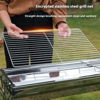 Customizable Outdoor Portable Mini BBQ Charcoal Grill for Party Cooking, Camping & Terrace Use | OEM, ODM, and Wholesale Options for Brand Partners