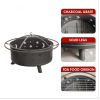 Custom Moon & Star Cutout Portable Fire Baskets - OEM/ODM Solutions for Outdoor Heating | Ideal Wood Charcoal Stove for Garden BBQ, Fire Pit & Camping for Wholesale & Distributor Partners