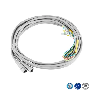 Para cortina de luz de segurança da série YBBS da Contrinex, substituição básica fina, tipo 2, proteção para as mãos, resolução de 30 mm | Altura de proteção de 170 mm a 1610 mm