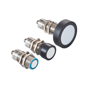 Pour remplacement de capteurs à ultrasons à mode diffus de la série PEPPERL+FUCHS UB-30GM | Plage de détection de 30 mm à 500 mm et de 80 mm à 2000 mm