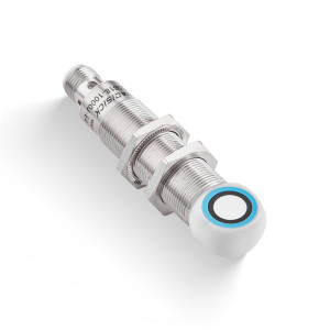 Pour remplacement de capteurs à ultrasons à mode diffus Turck série RU100 M18 | Plage de détection de 15 mm à 100 mm