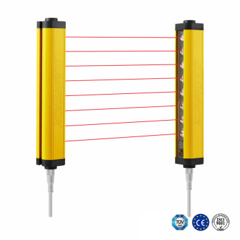 OSE Series Measuring Light Curtain Replacement 2 mm Beam spacing | 0.3 m to 2 m Operating Range | 50 mm to 200 mm Protective Height