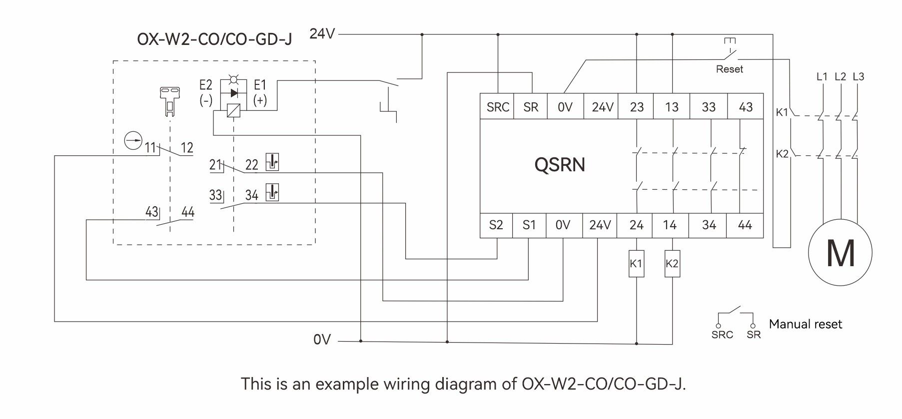 DADISICK Safety Interlock Switches and QSRN Wiring Diagram
