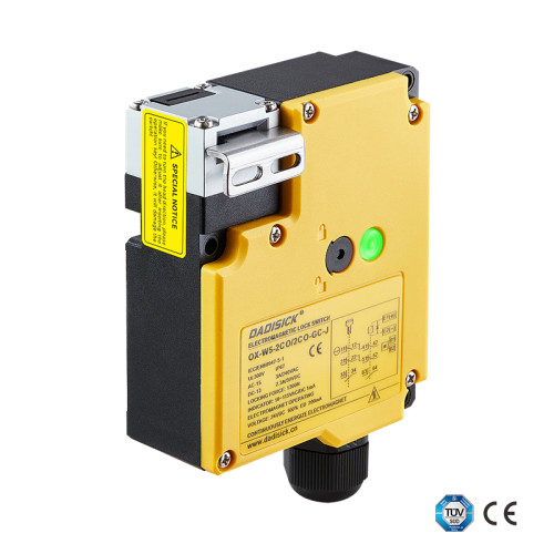 SFDL2 Series with Door and Lock monitoring 6 Contacts Solenoid Lock Mechanical Release Metallic Head Safety Switches Replacement