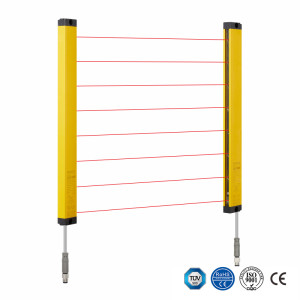 Für Pilz PSENopt Serie 14 mm Auflösung 6 m Reichweite 150 mm bis 1200 mm Schutzhöhe Slimline Typ 4 Lichtvorhang mit Fingerschutz Ersatz