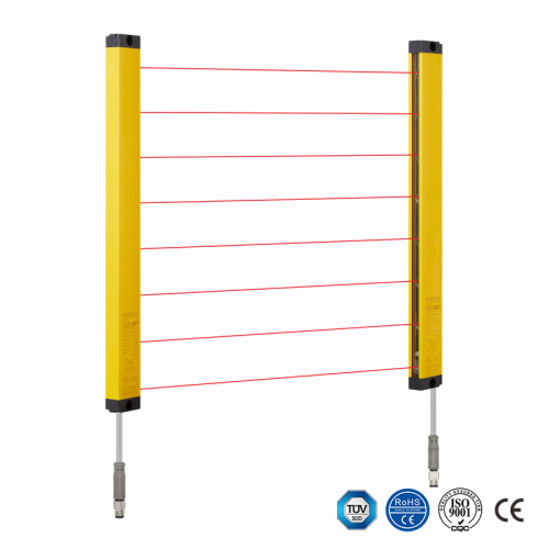 SLCT60 Series 60 mm Resolution 8 m Sensing Distance 300 mm to 2400 mm Protective Height Extended Light Curtain Replacement