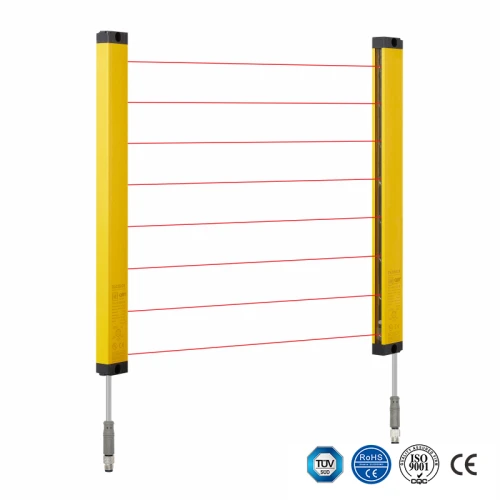 Para PEPPERL+FUCHS SLCS14 Series Resolução de 14 mm Distância de detecção de 8 m 100 mm a 1200 mm Altura de proteção Substituição de cortina de luz estendida