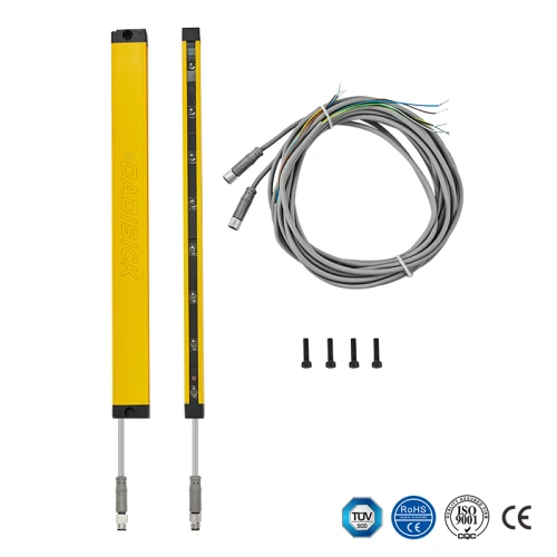 Para PEPPERL+FUCHS SLCS14 Series Resolução de 14 mm Distância de detecção de 8 m 100 mm a 1200 mm Altura de proteção Substituição de cortina de luz estendida