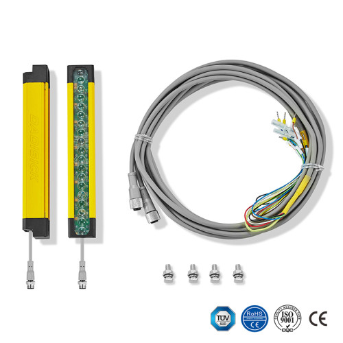 LS-S Series 40mm Resolution 12m Sensing Distance 280mm to 980mm Protective Height SLLP40 and SLLCP40 Safety Light Barrier Replacement