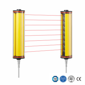 For Datasensing LS4 Series 14mm Resolution 5m Sensing Distance 160mm to 1510mm Protection Height LS4ER/14 Machine Light Guards Replacement