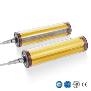 Para sensores Telemecanique XUSL Série IP69K Resolução de 14 mm Distância de detecção de 5 m 310 mm a 760 mm Altura de proteção Substituição de cortina de luz de segurança