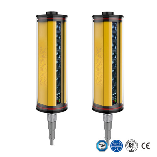 OY Series Safety Light Curtain for Food and Beverage Industry Replacement 14 mm Resolution | 2 m Operating Range | 760 mm to 1060 mm Protective Height