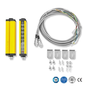 For Schmersal SLC440 Series 30 mm Resolution 10 m Sensing Distance 170 mm to 1930 mm Protective Height Safety Light Curtain Replacement