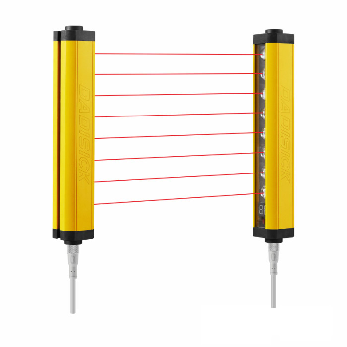 Micron Series 5 mm Beam Spacing 2.5 m Operating Range 145 mm to 1495 mm Protective Height AV Measurement Light Curtains Replacement