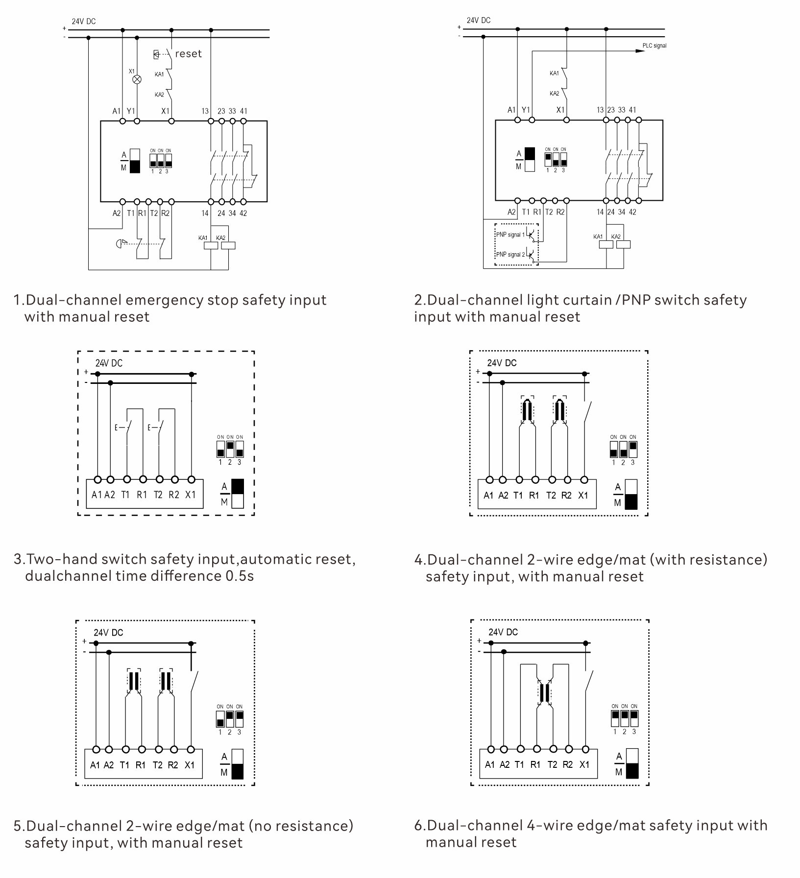 Safety Relay Ter-A Series Dimensions