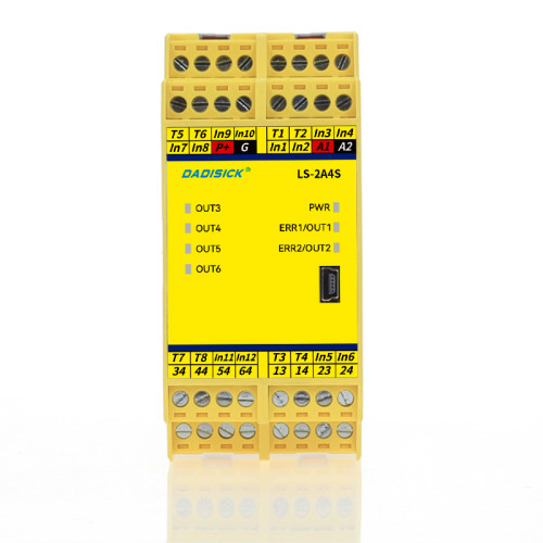 Pour le relais de sécurité XPSUAF de remplacement de la série Schneider Harmony XPS, alimentation 24 V CA/CC, 3 sorties de sécurité NO