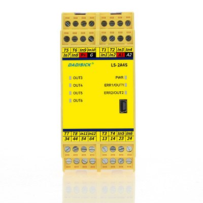 Reemplazo de la serie XPS de Schneider Harmony con fuente de alimentación de 24 V CA/CC y 3 salidas de seguridad NA Relé de seguridad XPSUAF