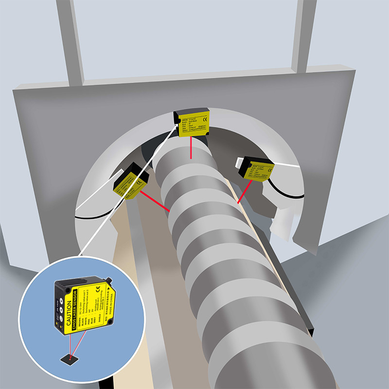 Application of Laser Displacement Sensors in Measuring Silicon Ingot Diameters