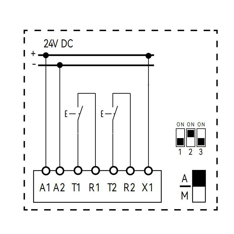 Dual-hand Switch Safety Input with Automatic Reset