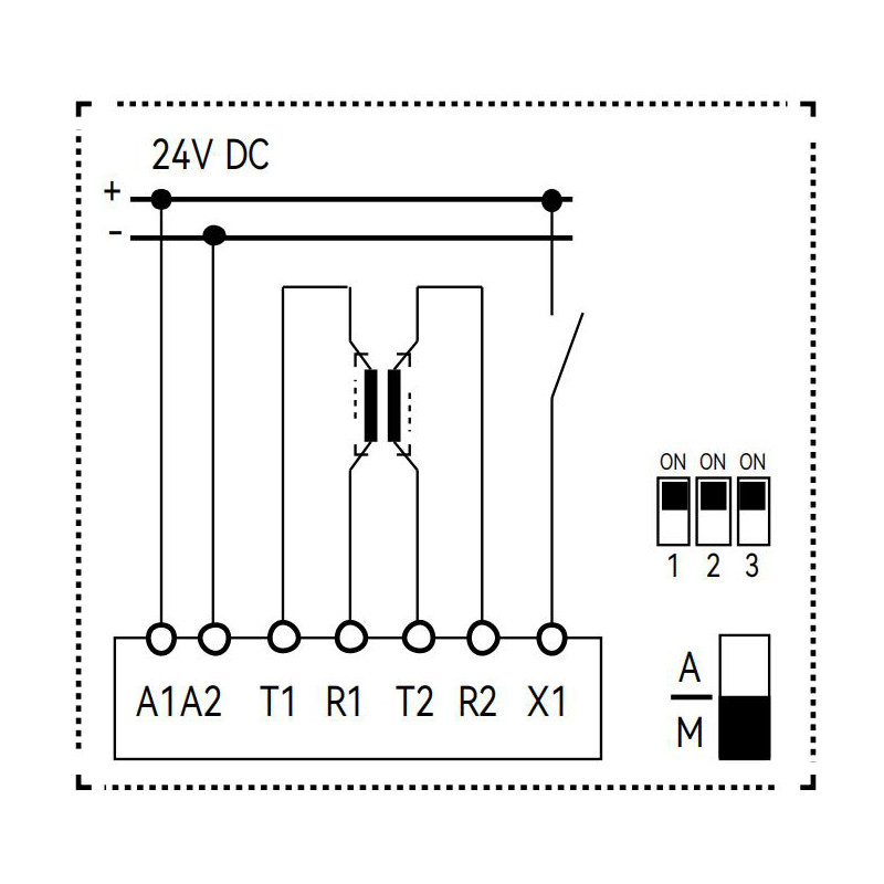 Dual-channel 4-wire Safety Edge/Mat Safety Input with Manual Reset