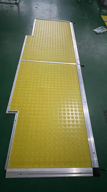 Safety mat in chemical reactors